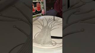 Plate art part 1 moulditclayart shorts diy art plateart festival diwali ideas happiness [upl. by Gnouv]