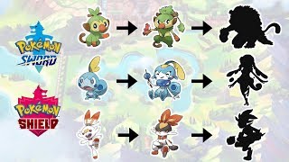 Grookey Scorbunny Sobble Evolution  Pokemon Sword amp Shield Fanart [upl. by Whittaker475]