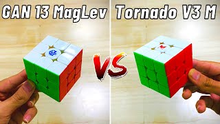 GAN 13 MagLev UV and XMan Tornado V3 M Flagship  Unboxing  Comparison ft JavaCuber [upl. by Fuld]