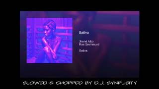 Jhene Aiko Feat Rae Sremmurd  Sativa Remix Slowed amp Chopped By Dj Synplisity [upl. by Swenson622]