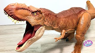 SUPER COLOSSAL TYRANNOSAURUS REX Jurassic World Fallen Kingdom Action Figure Dinosaur [upl. by Steinway695]