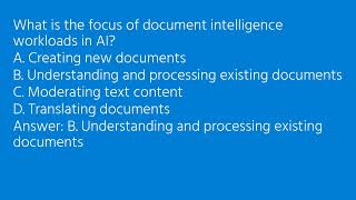 AI900 Azure AI Fundamentals Practice Questions [upl. by Burns]