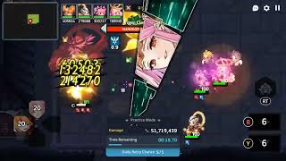 Guardian Tales  Raid R94 Lv81 Viper Clan Leader Dark 675M damage [upl. by Sanjiv]