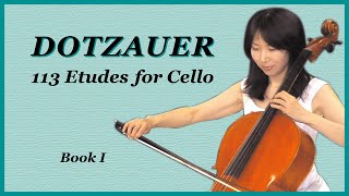 Dotzauer 113 Etudes for cello No1 [upl. by Capone]