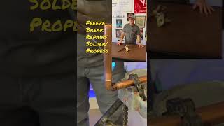 Soldering verses Pro Press Discussed Which one do you preferTappPlumbing shorts plumbing [upl. by Allit678]