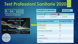 Test Professioni Sanitarie 2020 spiegato in 1 minuto [upl. by Acino]