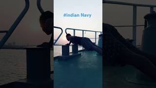 Indian navy exercise on ship ⚓🚢shortvideo viralvideo youtubeshorts ytshorts trending travel [upl. by Wilkie]