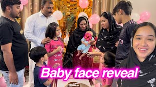 Baby face reveal  sitara yaseen new vlog [upl. by Adnalahs]