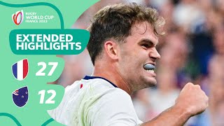 Hosts historic win over All Blacks  France v New Zealand  Rugby World Cup 2023 Extended Highlights [upl. by Sender]