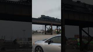 Big boy 4014 entertaining ST Louis MacArthur Bridge 2024 [upl. by Covell871]