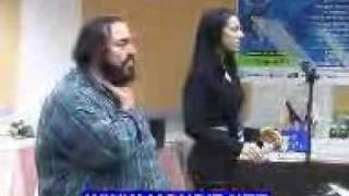 monica naranjo ensayando con luciano pavarotti quotagnus deiquot [upl. by Amla103]