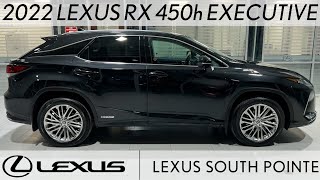 2022 Lexus RX 450h Executive Package L240160A  Full Review and Walk Around [upl. by Aynna839]