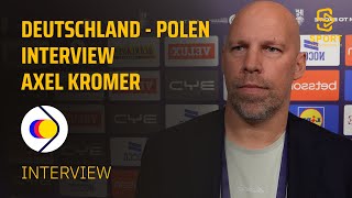 Deutschland  Polen  Interview Axel Kromer HandballWM der Frauen 2023  SDTV Handball [upl. by Ennairek]