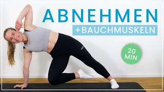 Abnehmen amp Bauchmuskeln trainieren l Kombi Workout für Anfänger  20 MIN [upl. by Blasien39]