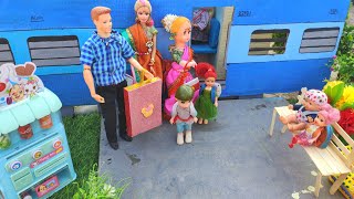 Barbie Doll All Day Routine In Indian VillageRadha Ki Kahani Part 165Barbie Doll Bedtime Story [upl. by Tonjes]