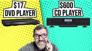 Is a 17 DVD player better than a 600 CD Player You may be surprised Sony DVD vs Rotel CD11ii [upl. by Elatia]