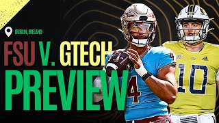 Can Georgia Tech knock off 10 Florida State in Week 0 [upl. by Shanta374]