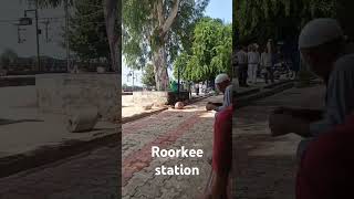 roorkee station uttarakhand largest railway station 🚉 [upl. by Annirak]