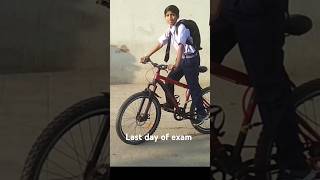 Aakhri paper ke din School cycle per Gaya [upl. by Zara105]