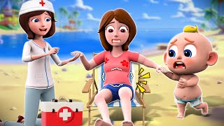 Baby Born Song  Mommy Gives Birth On The Beach  Kids Songs amp More Nursery Rhymes  Songs for KIDS [upl. by Thais322]