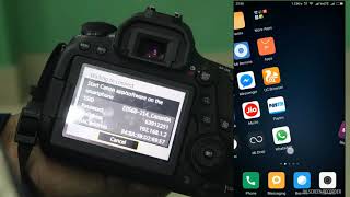 canon camera connect to phone II 6D MARRK II WIFI SETTING II cannon mobile app setting in hindi [upl. by Nalo]