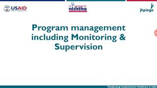 Programme Management Including Supervision and Monitoring [upl. by Lotsirhc]