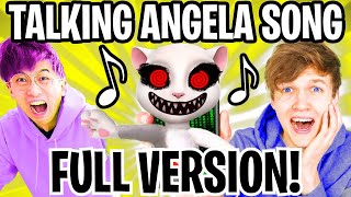 TALKING ANGELA SONG Official Extended Version  LankyBox AUTOTUNE REMIX [upl. by Naynek]