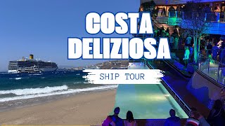 COSTA DELIZIOSA CRUISE SHIP TOUR [upl. by Elicia208]