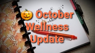 October Wellness Recap  Happy Planner Monthly Classic [upl. by Asirak704]