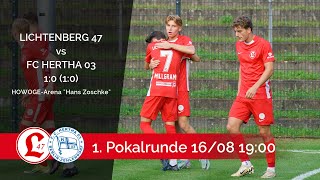 Spielszenen Lichtenberg 47  FC Hertha 03 [upl. by Algar]