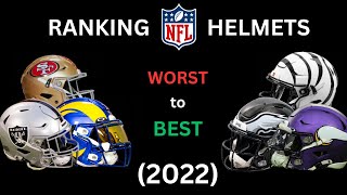 Ranking Every NFL HELMET From WORST to BEST 2022 [upl. by Okihcim]