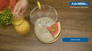 Watermelon Cucumber Cooler Recipes  Healthy Food Recipes For Kids  Ask Nestlé [upl. by Rowena]