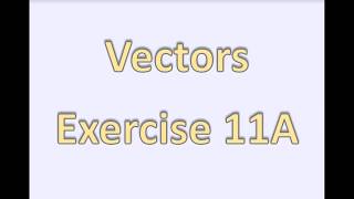 AS Maths  Pure  Introduction to Vectors [upl. by Udenihc]