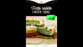 TORTA SALATA RICOTTA E SPINACI Ricetta Facile  BuonIdea shorts [upl. by Ainnat641]