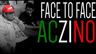 Face to face ACZINO  Freestyle DOBLE TEMPO  La gran entrevista  Tess La [upl. by Yendis]