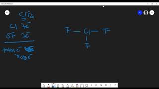 How To Draw The Lewis Structure of ClF3 [upl. by Lemuelah]