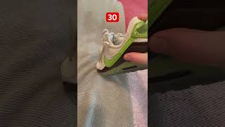 Creasing my shoes at likes pt2 shoes sneakers nike airforce1 trending viral sneakerhead [upl. by Haiel]