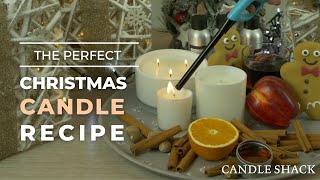 The perfect Christmas candle recipe  Candle Making 101 [upl. by Hsetim]