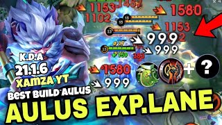 21 Kills Aulus Best Jungler The Forgotten Hero  Build Top 1 Global Aulus  MLBB [upl. by Eoin33]