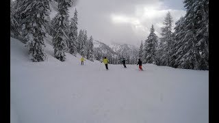 Skiën Flachau Oostenrijk [upl. by Yecal]