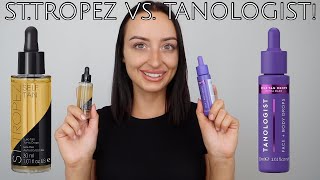 StTropez Tan Tonic Glow Drops vs Tanologist Extra Dark Self Tan Drops [upl. by Artiek]