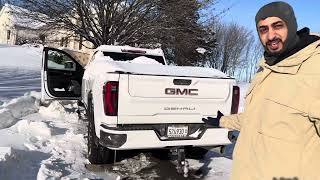 2024 Duramax COLD START in Freezing Temps FAIL GMC Sierra Denali 66L Diesel [upl. by Einnahc]