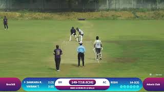 SAANVI CRICKET LEAGUE EDITION  46  BROCHILL VS ADONIS CLUB [upl. by Holden]