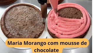 Recheio incríveis para bolos  morango com chocolate [upl. by Gault82]