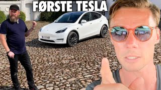 Europas FØRSTE Tesla imponerer – Tesla Model Y Performance 2022 [upl. by Eseilana]