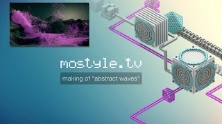 making of quotCinema 4D  abstract wavesquot [upl. by Fotzsyzrk]