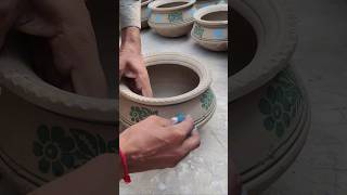 Pottery painting viralshort [upl. by Ahseinar]