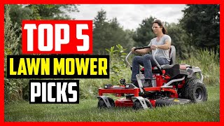 Top 5 Best Lawn Mower Picks in 2025 [upl. by Bibi886]