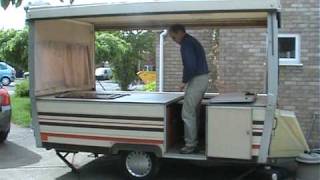 Folding caravan not trailer tent [upl. by Yadsendew]