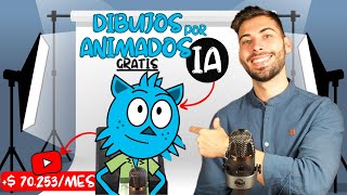 Crea Dibujos Animados por IA para MONETIZAR en Youtube 👾 Tutorial GRATIS paso a paso [upl. by Ahsaetan]